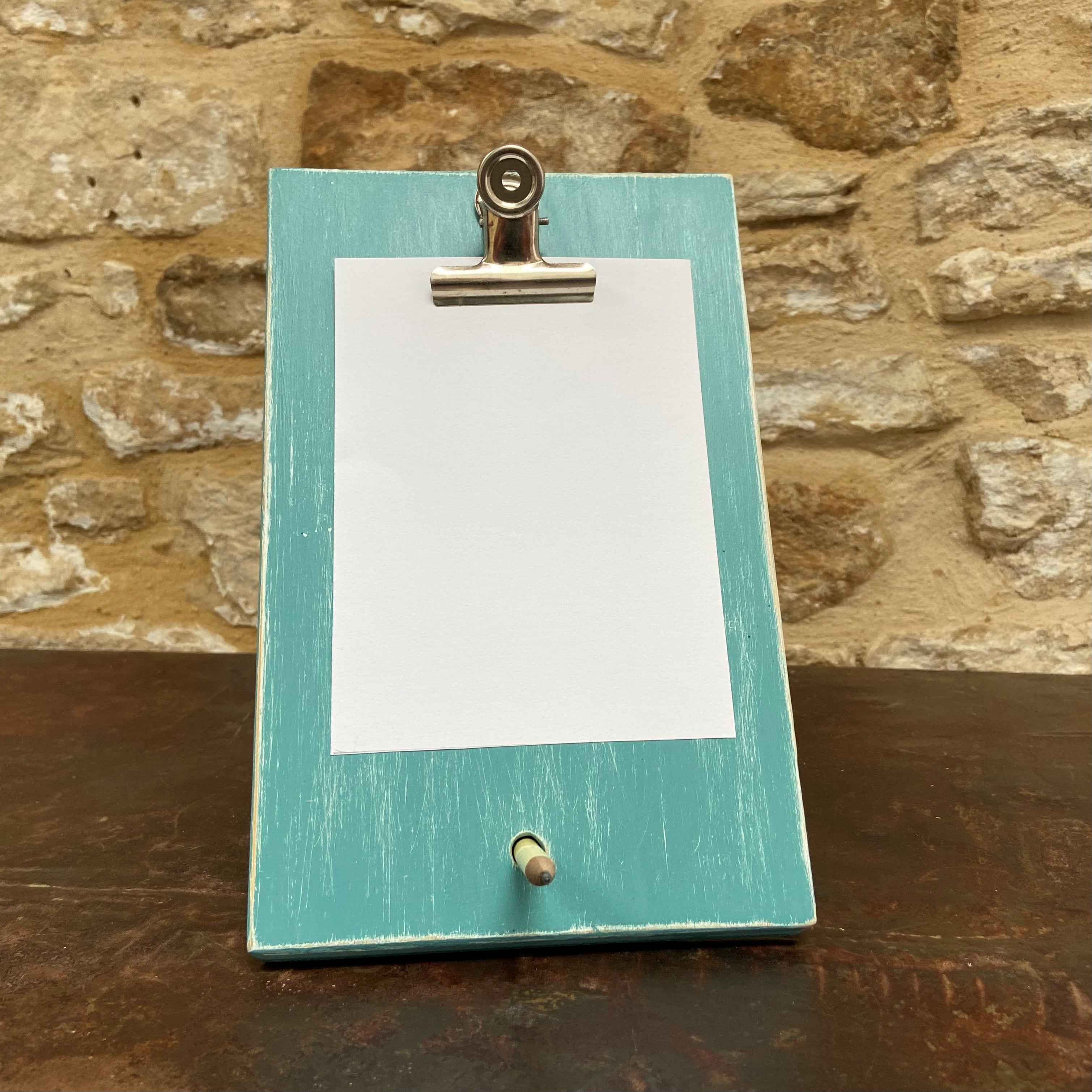 Turquoise Chopping Board Clipboard