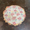 Autumn Leaf Wood Slice Riser
