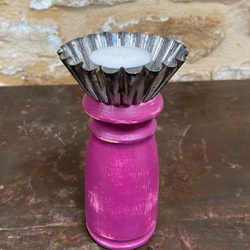 Vibrant Pink Tealight / Candleholder