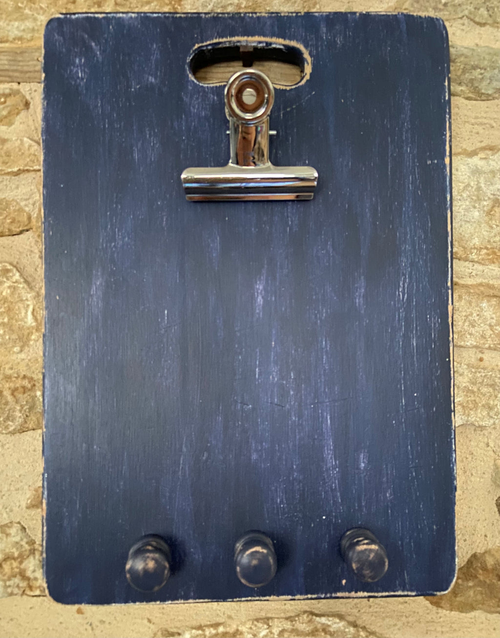 Navy Clipboard & Hangers
