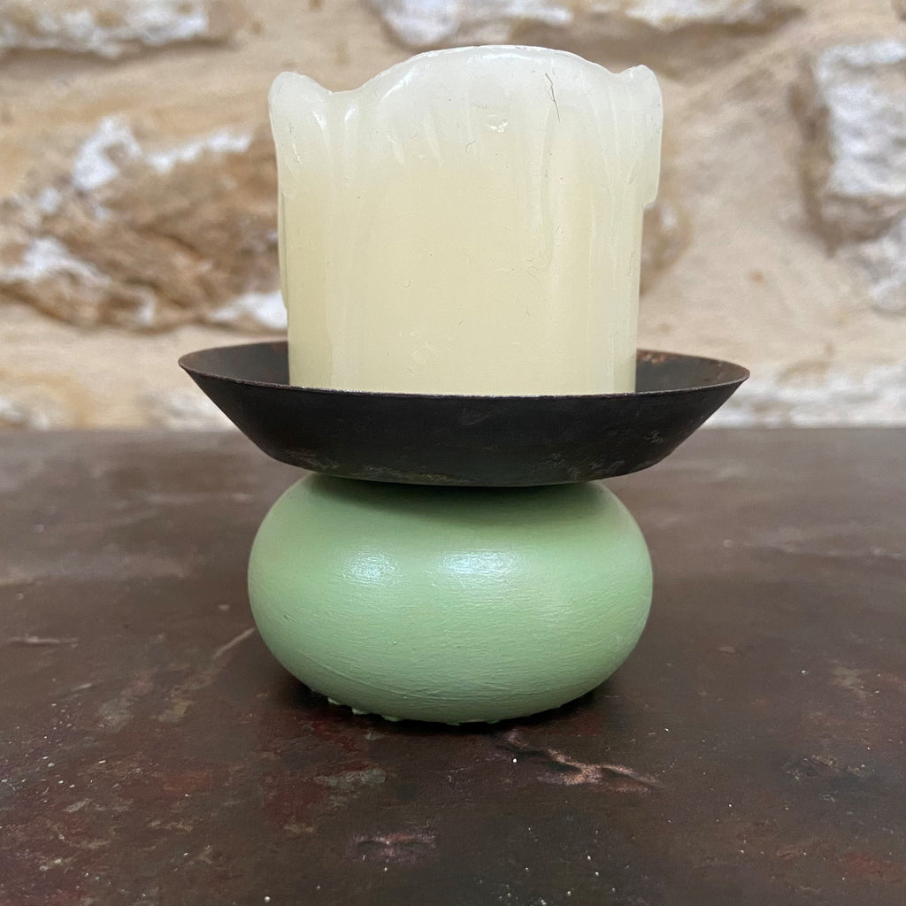 Small Green Tealight / Candle Holder