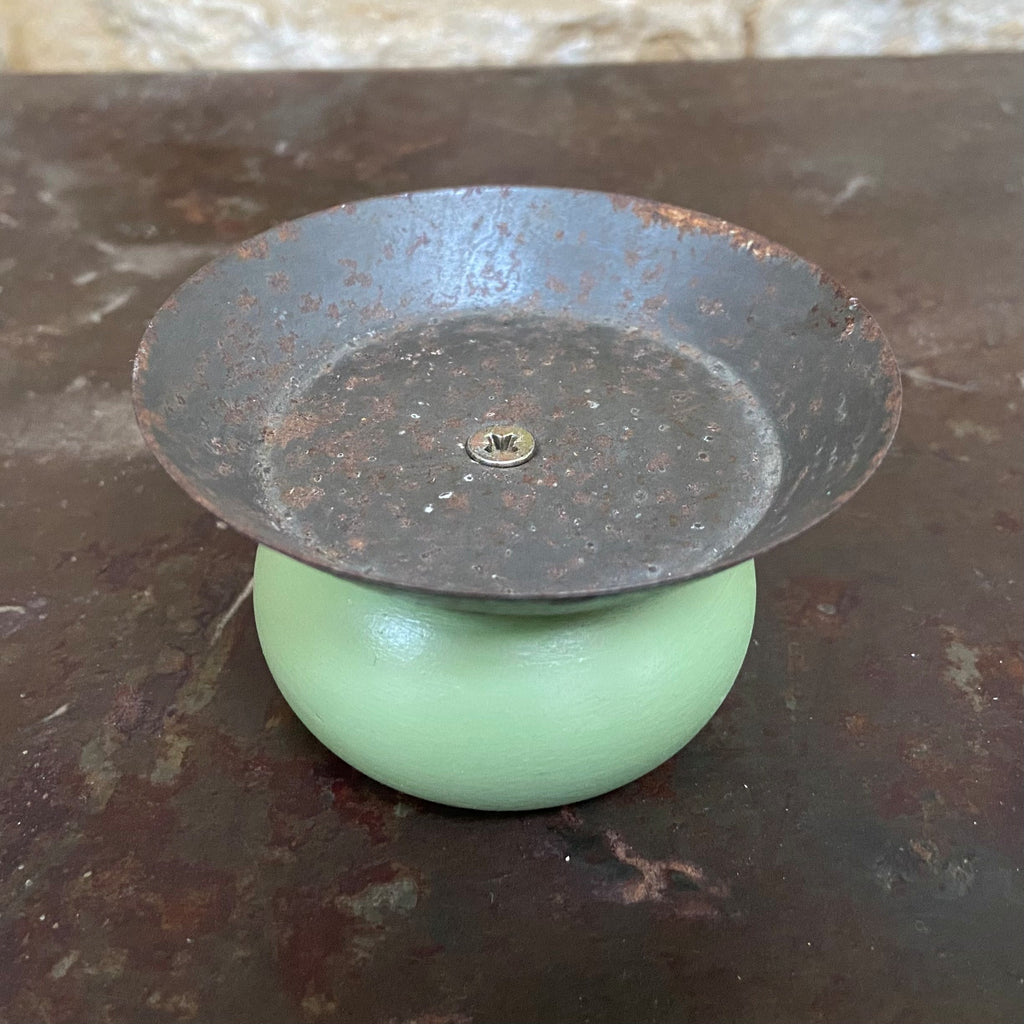 Small Green Tealight / Candle Holder