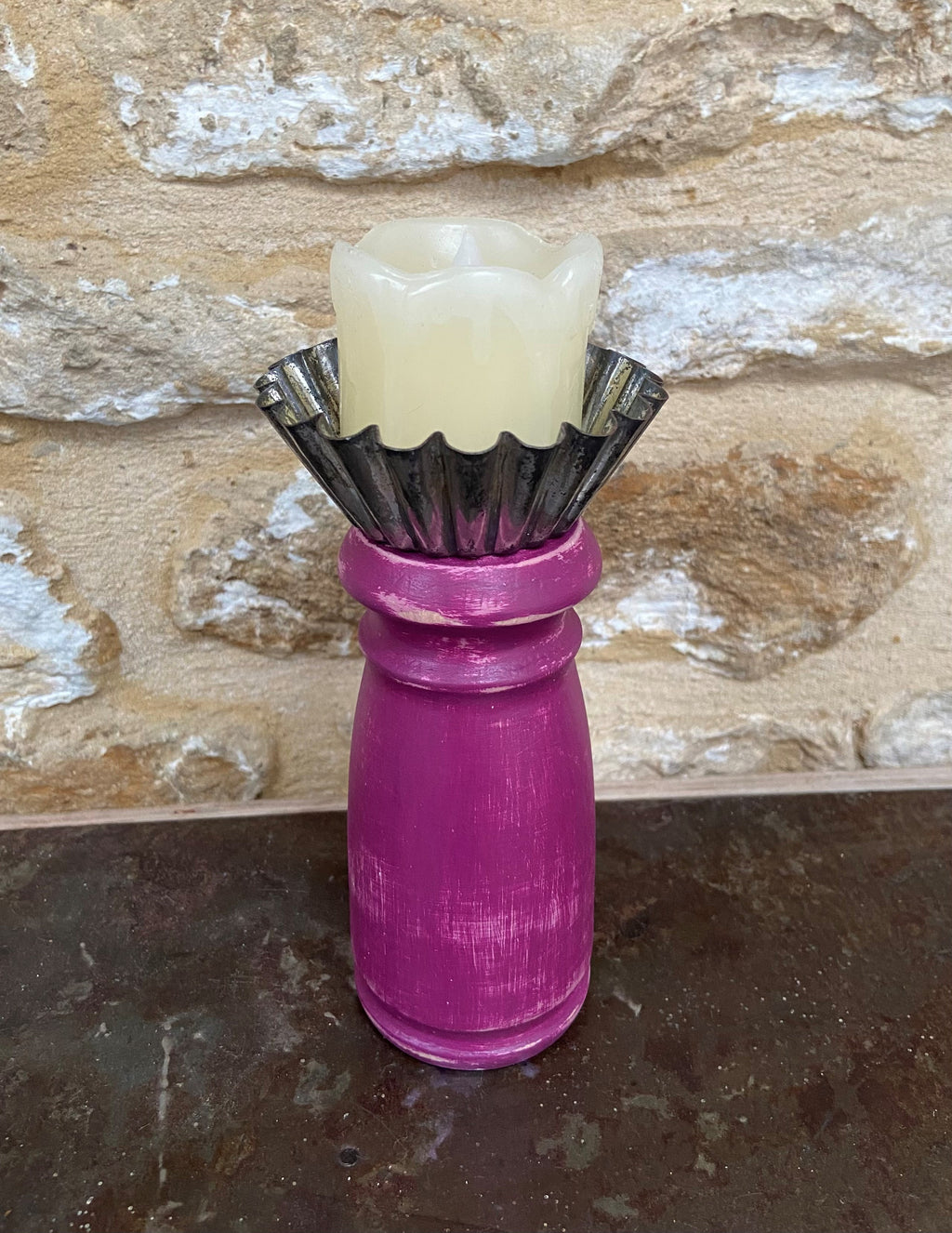 Vibrant Pink Tealight / Candleholder