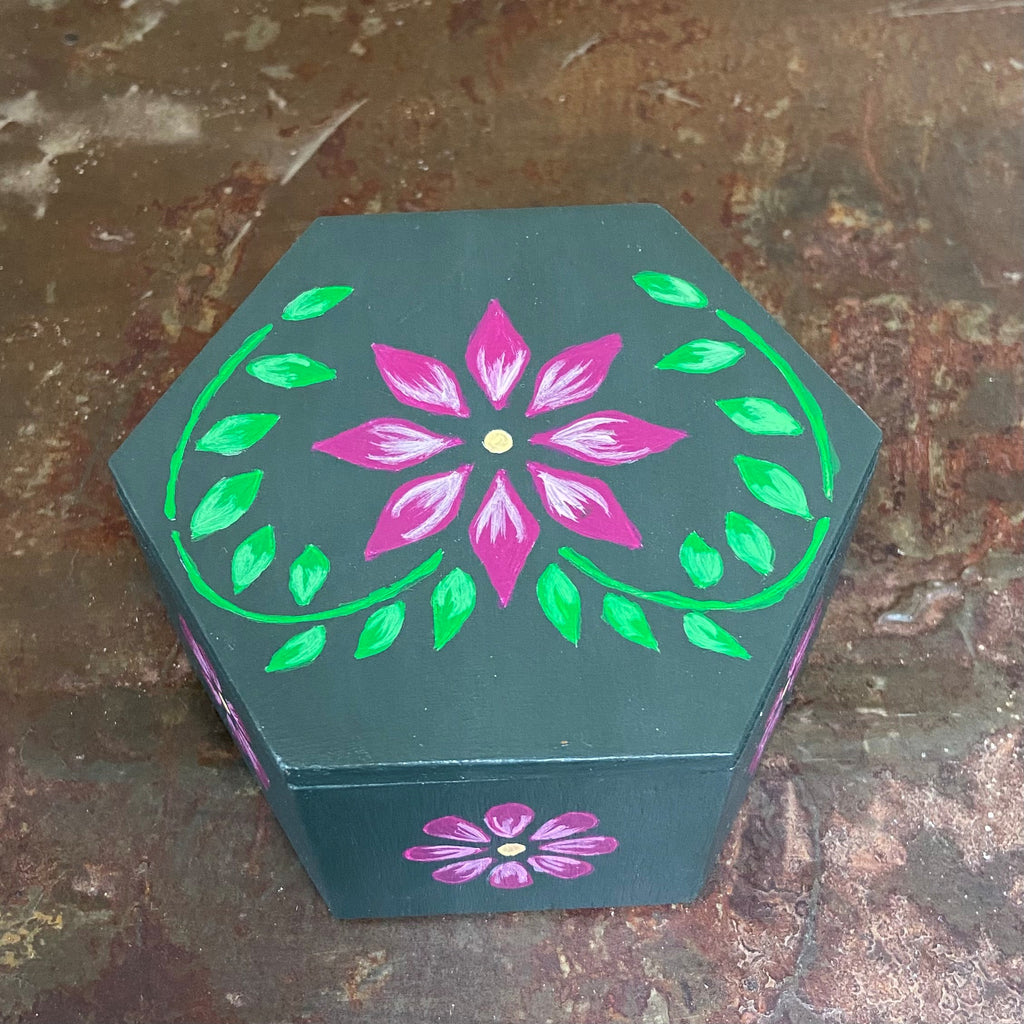 Folk Art Decorative Box