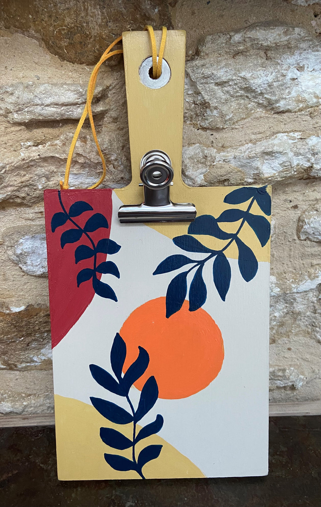 Sunset Patterned Clipboard/Noteboard