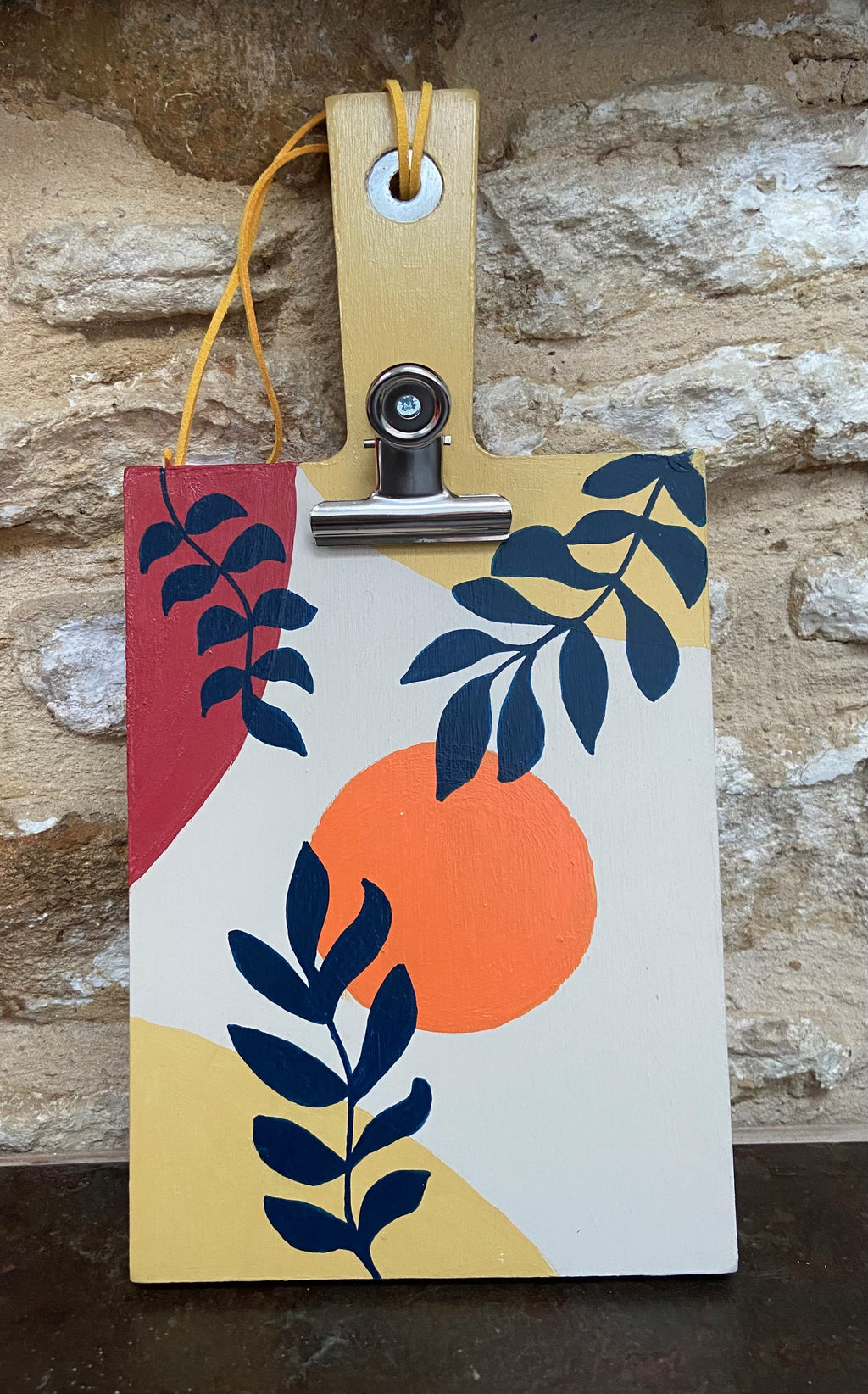 Sunset Patterned Clipboard/Noteboard